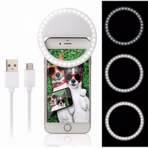 Селфи лампа "SELFIE RING LIGHT RK-12" от USB Селфи лампа "SELFIE RING LIGHT RK-12" от USB