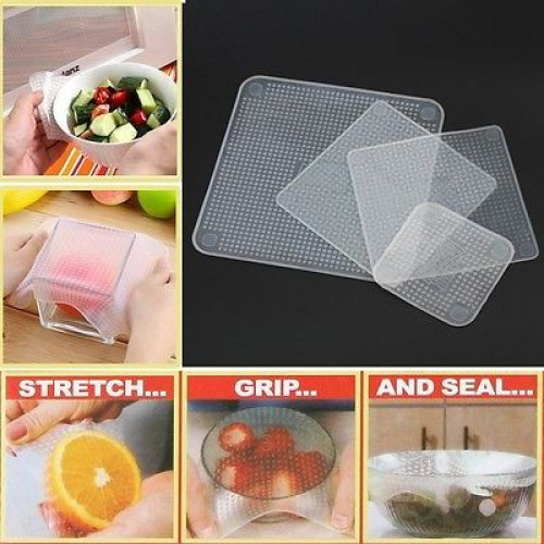 Силиконовые крышки плёнки "Stretch and Fresh" Силиконовые крышки плёнки "Stretch and Fresh"